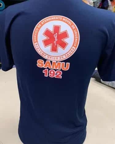 Camiseta SAMU unissex várias cores - Foto 2