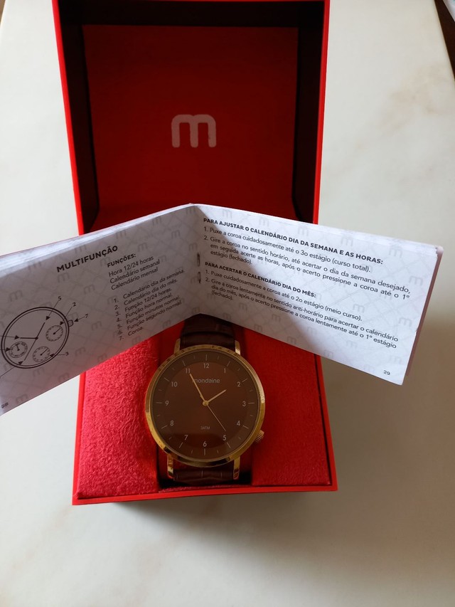 Mondaine 45mm de caixa , pulseira 24cm - Foto 2