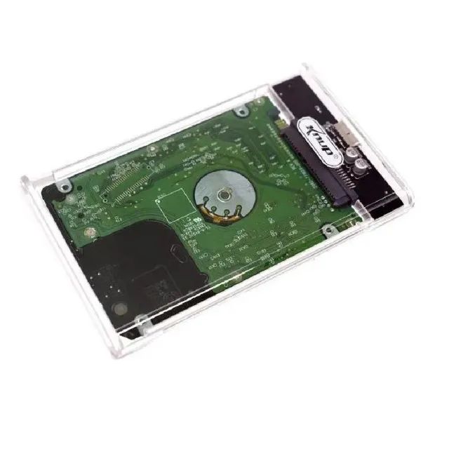 Case Gaveta Usb 3.0 Para Hd Notebook e Ssd Sata 2.5 - Transparente - Foto 3