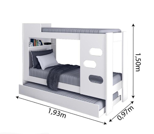 Beliche e Treliche Floripa sem Colchao - Mega Oferta - Novo - Foto 2
