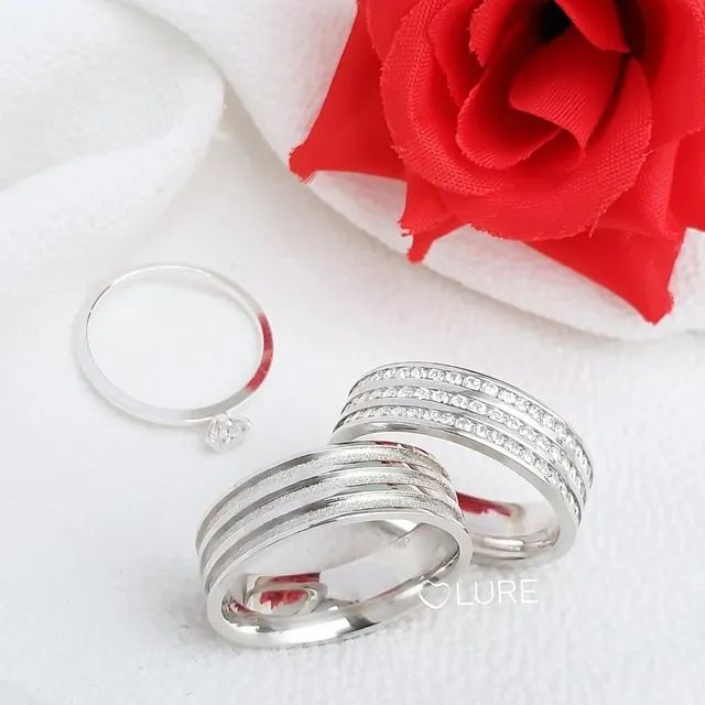 PAR DE ALIANÇAS COMPROMISSO  - Foto 5