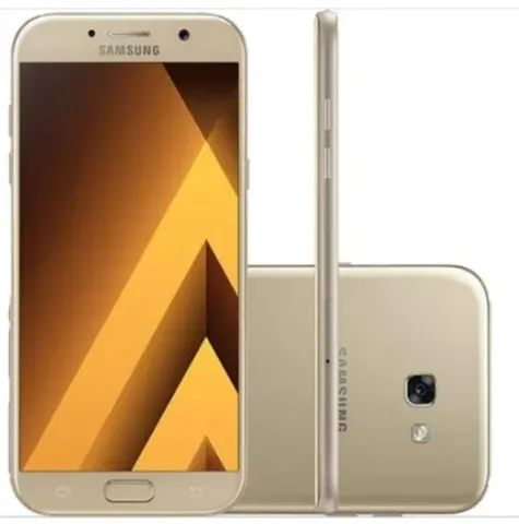 Smartphone Samsung Galaxy A7 Dourado 32GB Ram 3GB Octa-Core 4G 16MP
