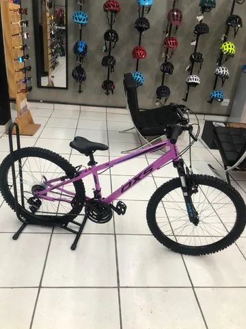 Bicicleta Aro 24 Oxs Glide 100 - Cinza