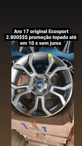 Jogo de rodas aro 17 original Ford 4x108 Peugeot Citroen em 10 x sem juros 