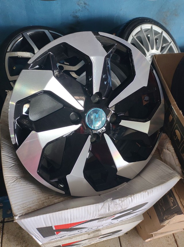 Rodas aro 15 novas na caixa modelo tarantula 4x108 Ford Peugeot Citroen  - Foto 5