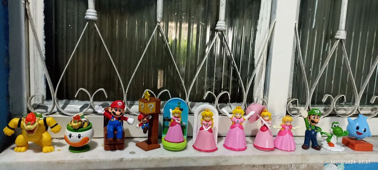 Personagens do Super Mário - Brinquedos de Coleção