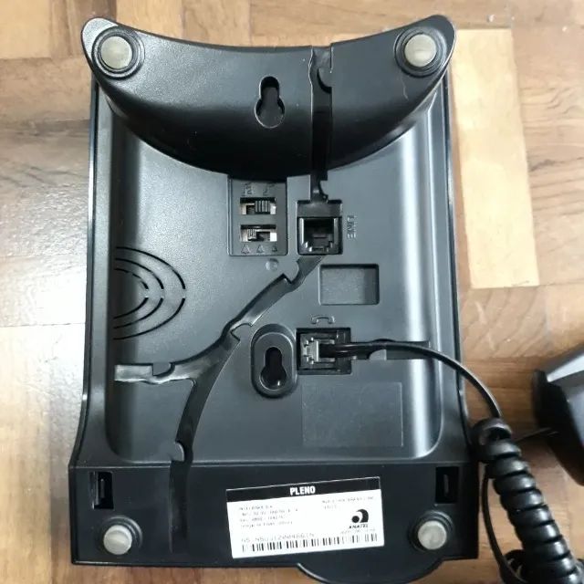 Telefone Fixo Pleno Com Fio Intelbras Sem Chave de Bloqueio Preto - Foto 2