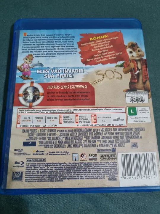 Blu-ray Alvin e os esquilos 3 - Foto 2
