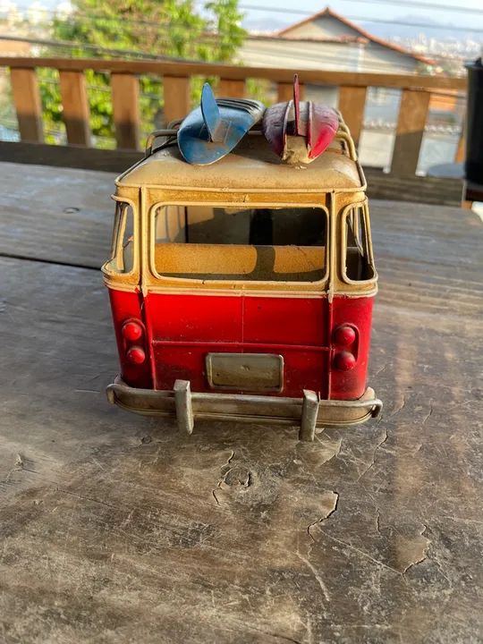 CARRINHO KOMBI VERMELHA  - Foto 4