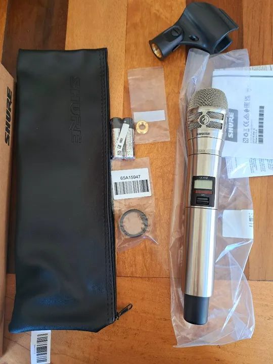 Microfone Shure Sem Fio Bastão Shure ULXD24/K8 Nickel J50 - Foto 6