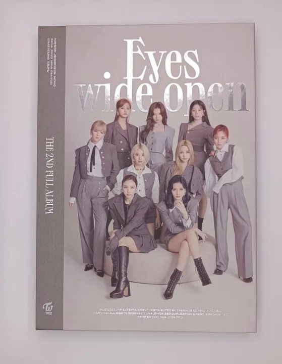 CD TWICE - Eyes Wide Open Style Version Album Tzuyu