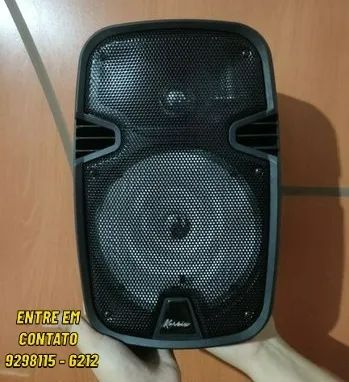 Caixa Korbix 3.600w Com Microfone- Entregas 9h as 22h - Foto 2