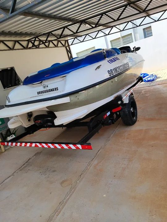 JET BOAT COLUNA EXPERT 240 EFI Mercury 2T ano 2002 Recebo moto/carro na troca  - Foto 3