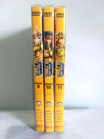 Dvd Os Cavaleiros do Zodíaco - Box 3 Santuário, O inicio - CDs