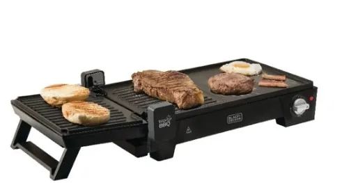 Churrasqueira Grill 3 Em 1 G2200 Abertura 180a Black E Decker - Foto 5