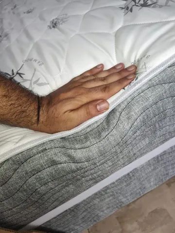 Cama Box Casal Molas Ensacadas / Direto De Fabrica  - Foto 3