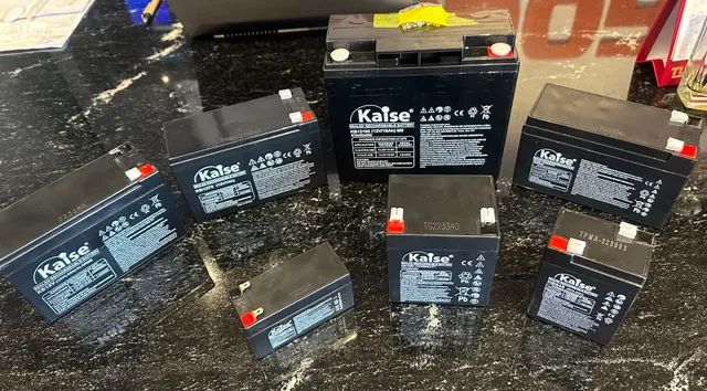 Bateria nobreaks e alarmes