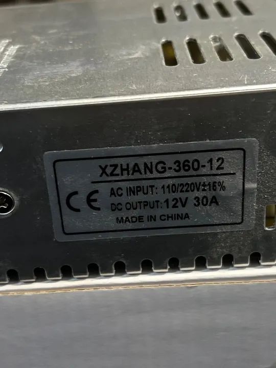 Fonte chaveada 220v saída 12v 30a  - Foto 2
