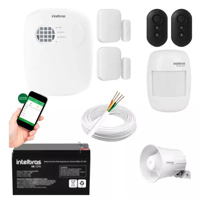 Alarme Intelbras wi-fi sem fio. ANM-24 net.