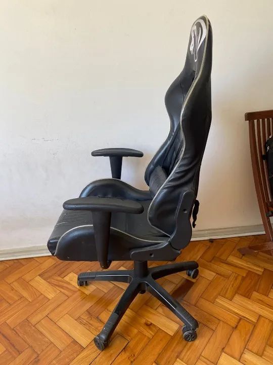 Cadeira Gamer Preta - Foto 3