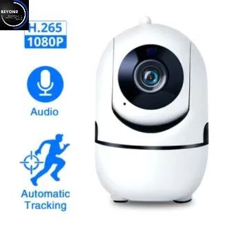 Câmeras de segurança Wi-fi giratórias com áudio e vídeo. - Foto 5