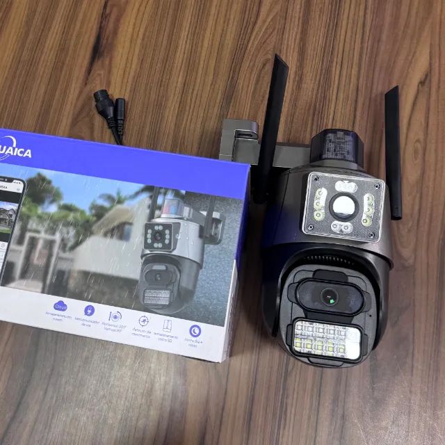 Câmera de Segurança Wifi 6MP 4K com Lente Dupla e Zoom - Foto 5