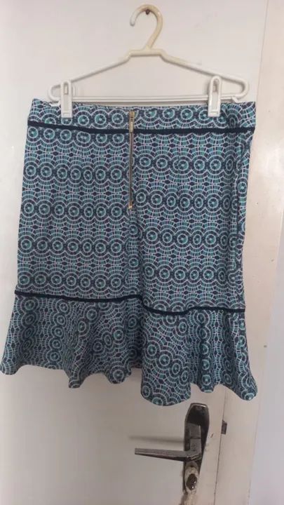 Saia estampada .Tom de azul  - Foto 2