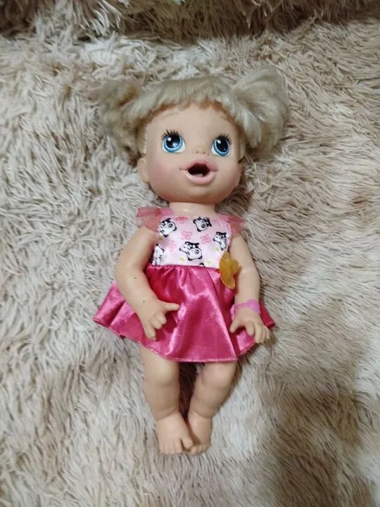 Baby alive horas de comer loira - Foto 4