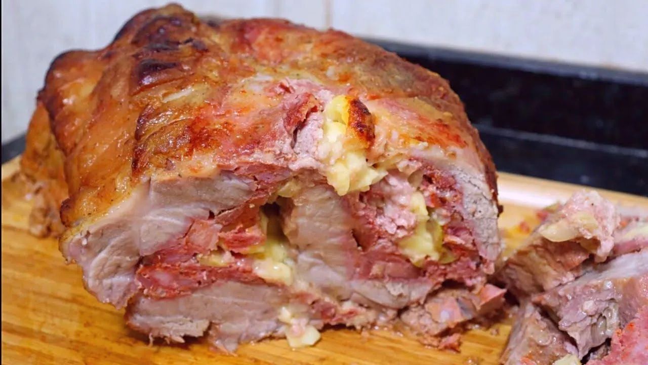 Pernil recheado 
