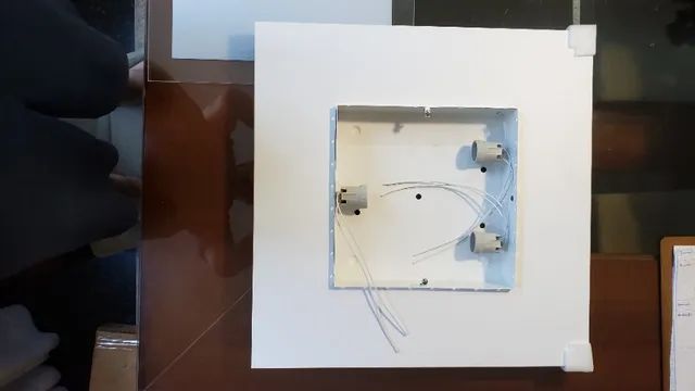 Plafon Mona Lisa Quadrado Branco 57x57 - Foto 4