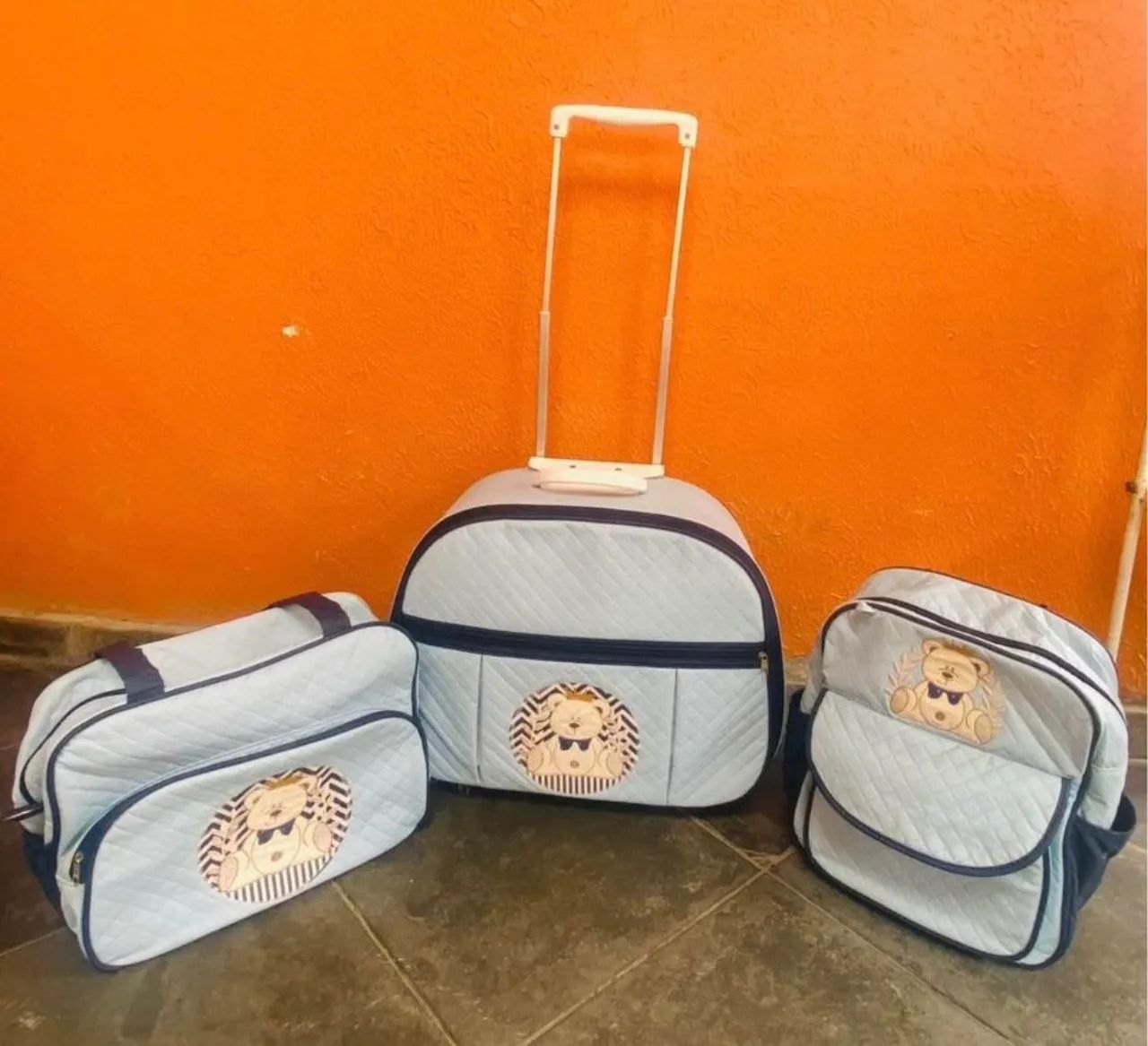 Conjunto de malas de bebê - Menino