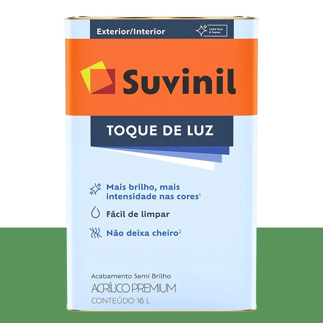 Tinta Acrílica Semi Brilho Suvinil Samambaia 16 L