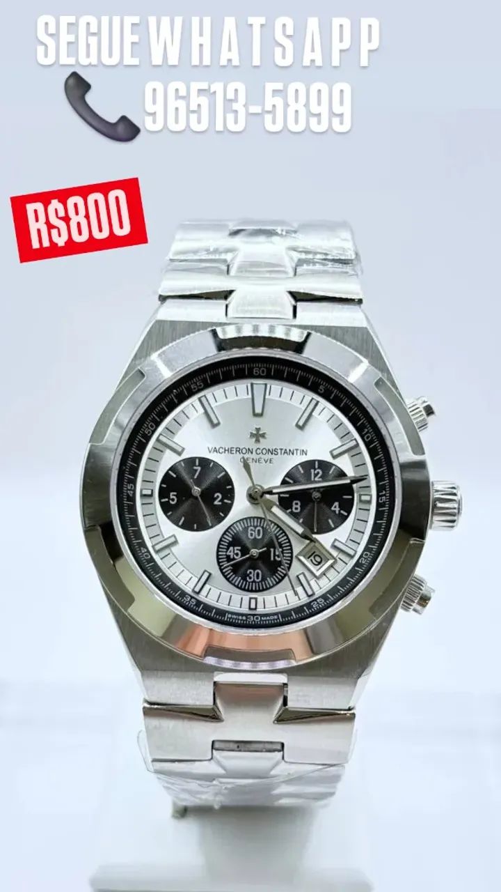 Relógio VACHERON CONSTANTIN AUTOMÁTICO FUNCIONAL ENTREGAMOS  - Foto 3