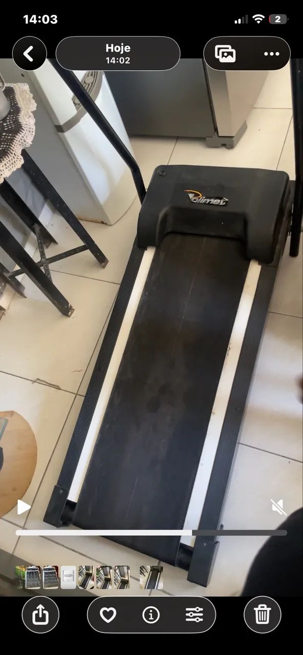 Esteira polimet manual Ergométrica64293892246018121