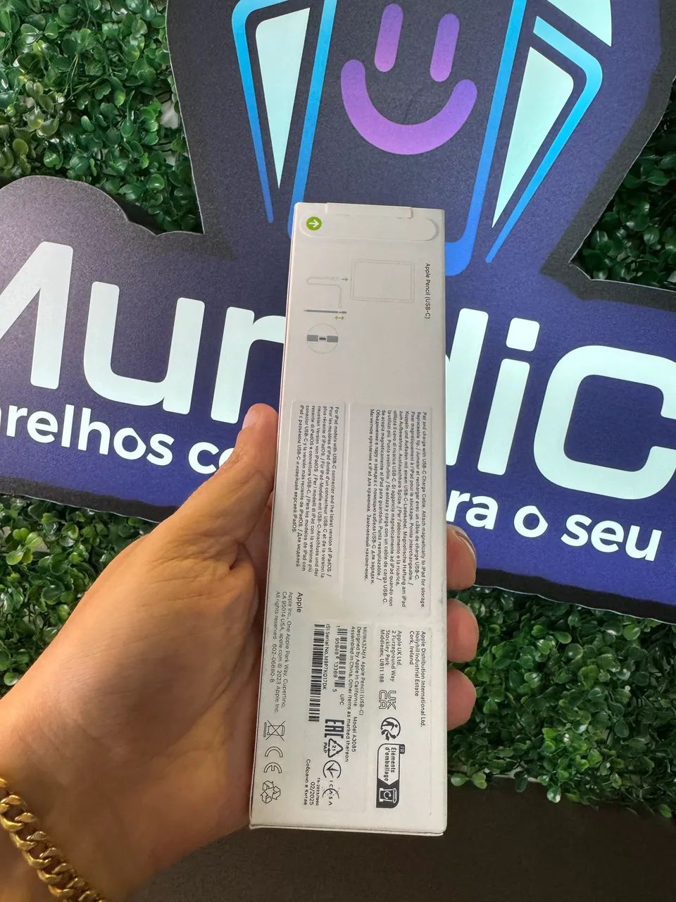 Mundicell_poa Apple Pencil USB novo lacrado um ano de garantia Apple 