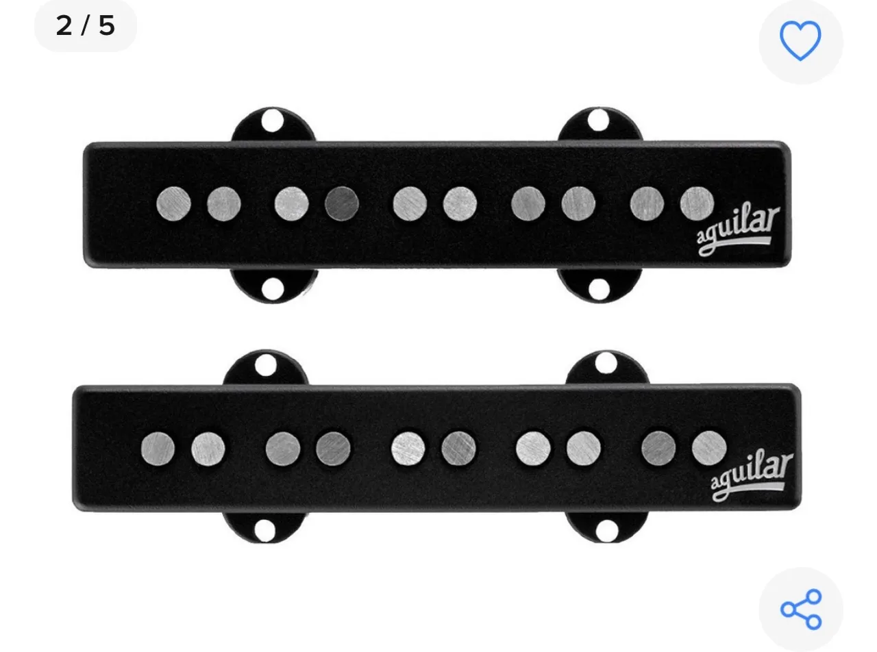 Vendo captadores Aguilar baixo 5 cordas