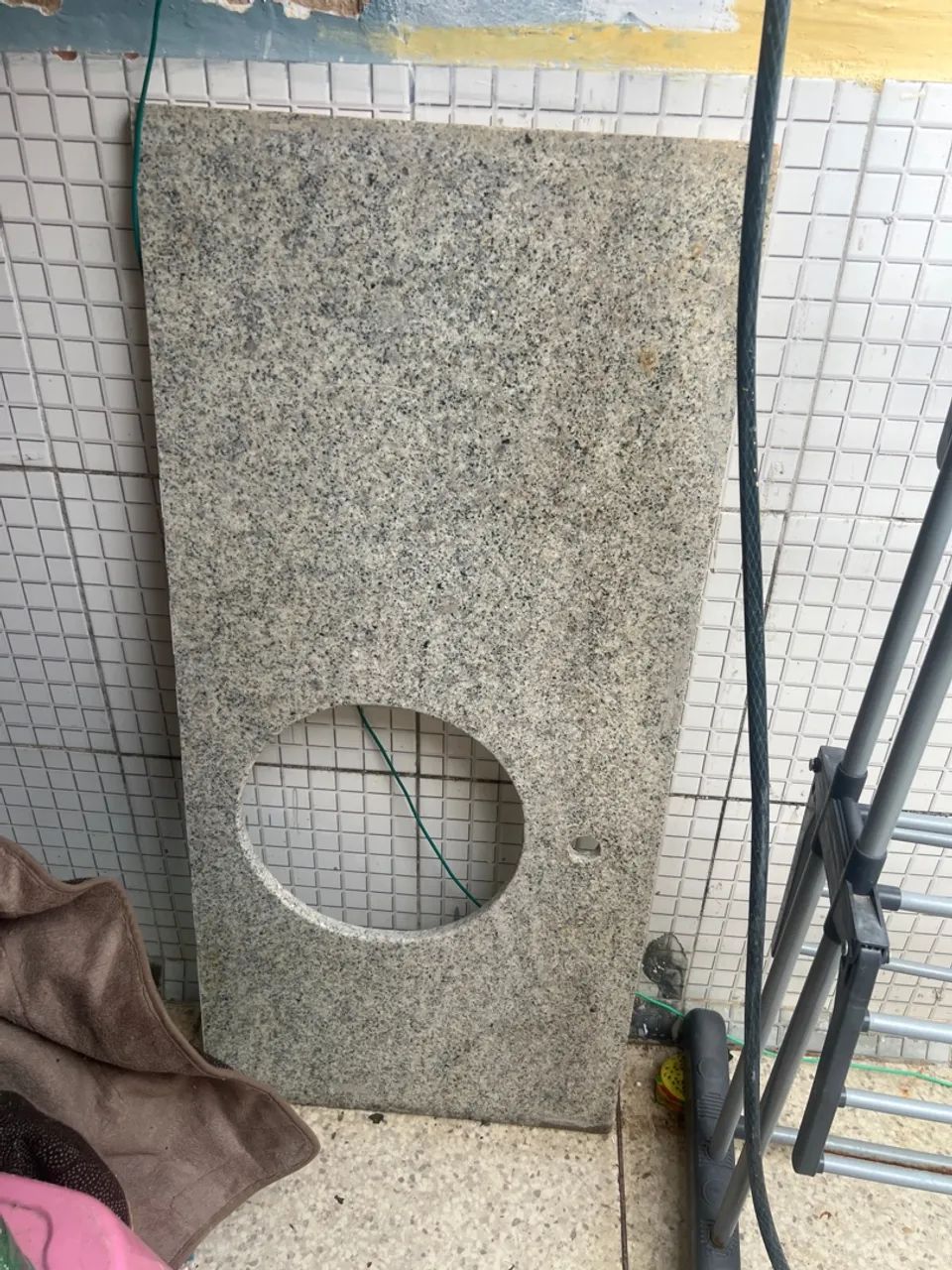 Granito para banheiro sem Cuba 