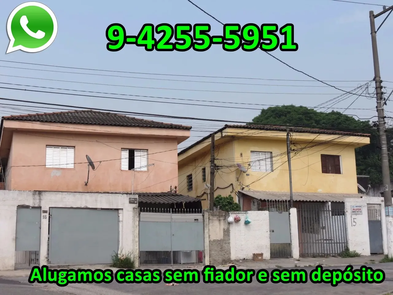 Casa de 3 côm, sem depósito, perto da estaç. de trem Grajaú