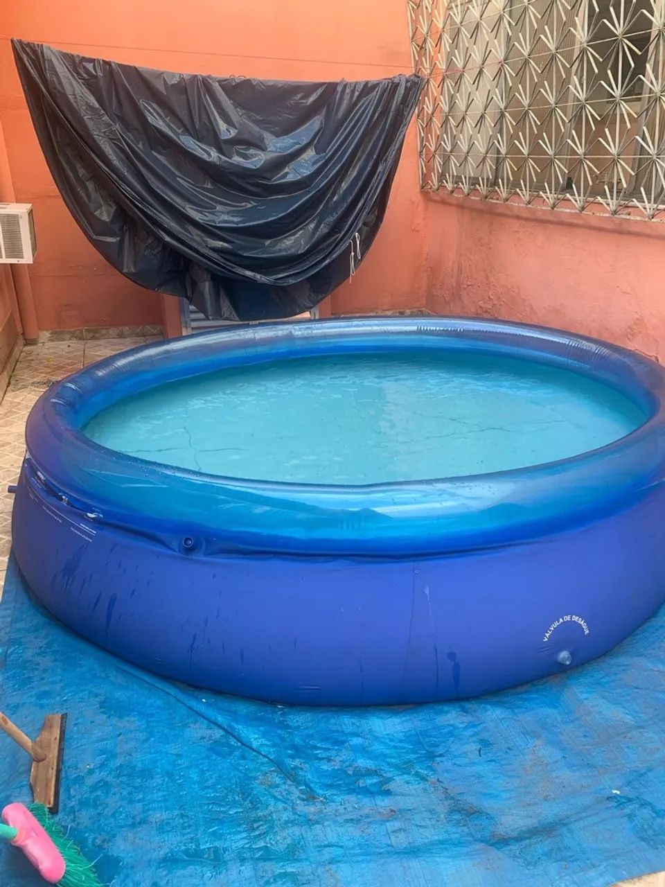 Piscina Inflável Mor 3400 Litros + Lona + Capa protetora - Foto 3