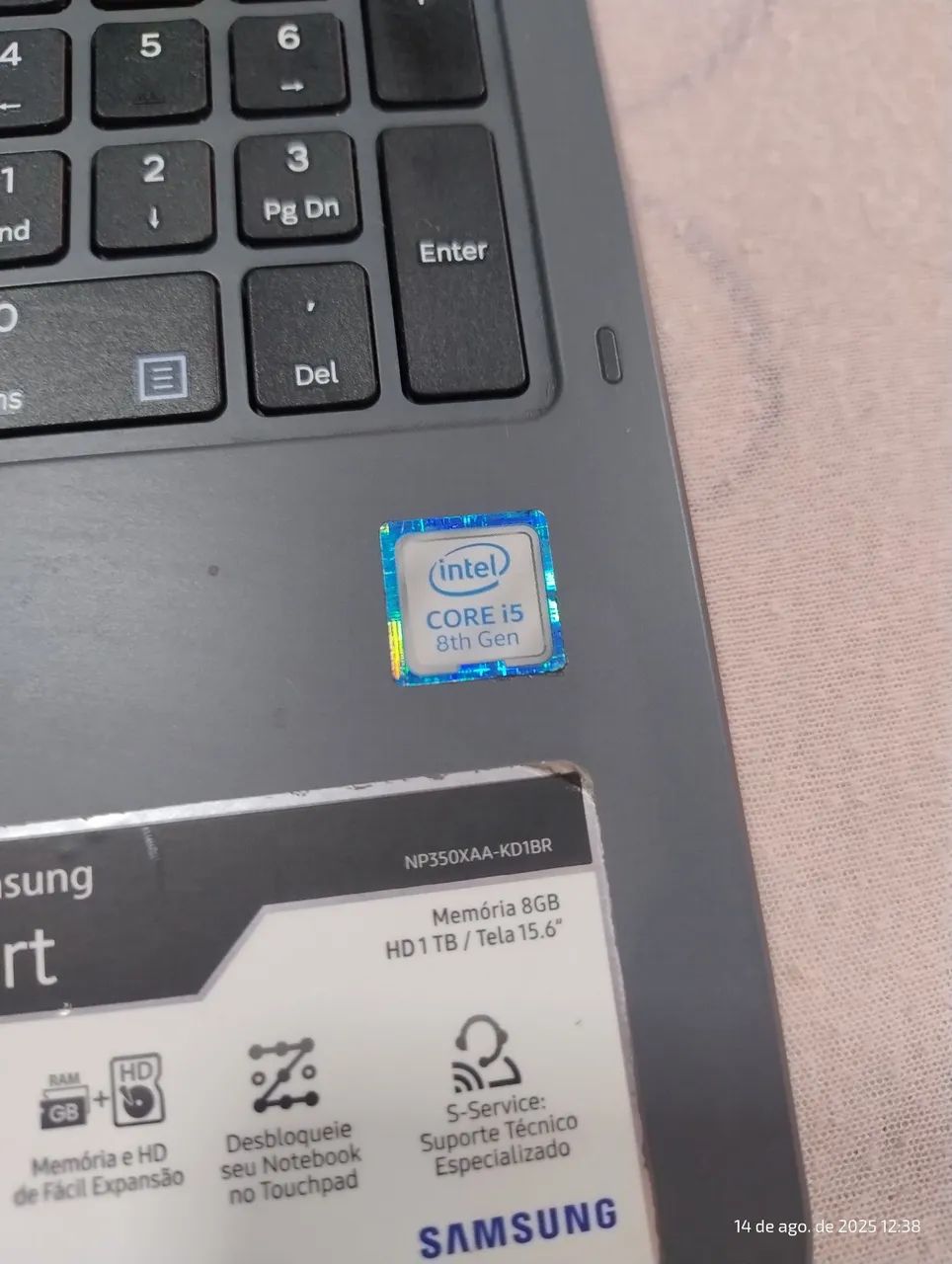 Notebook samsung i5 8 geração + 8GB RAM  - Foto 2