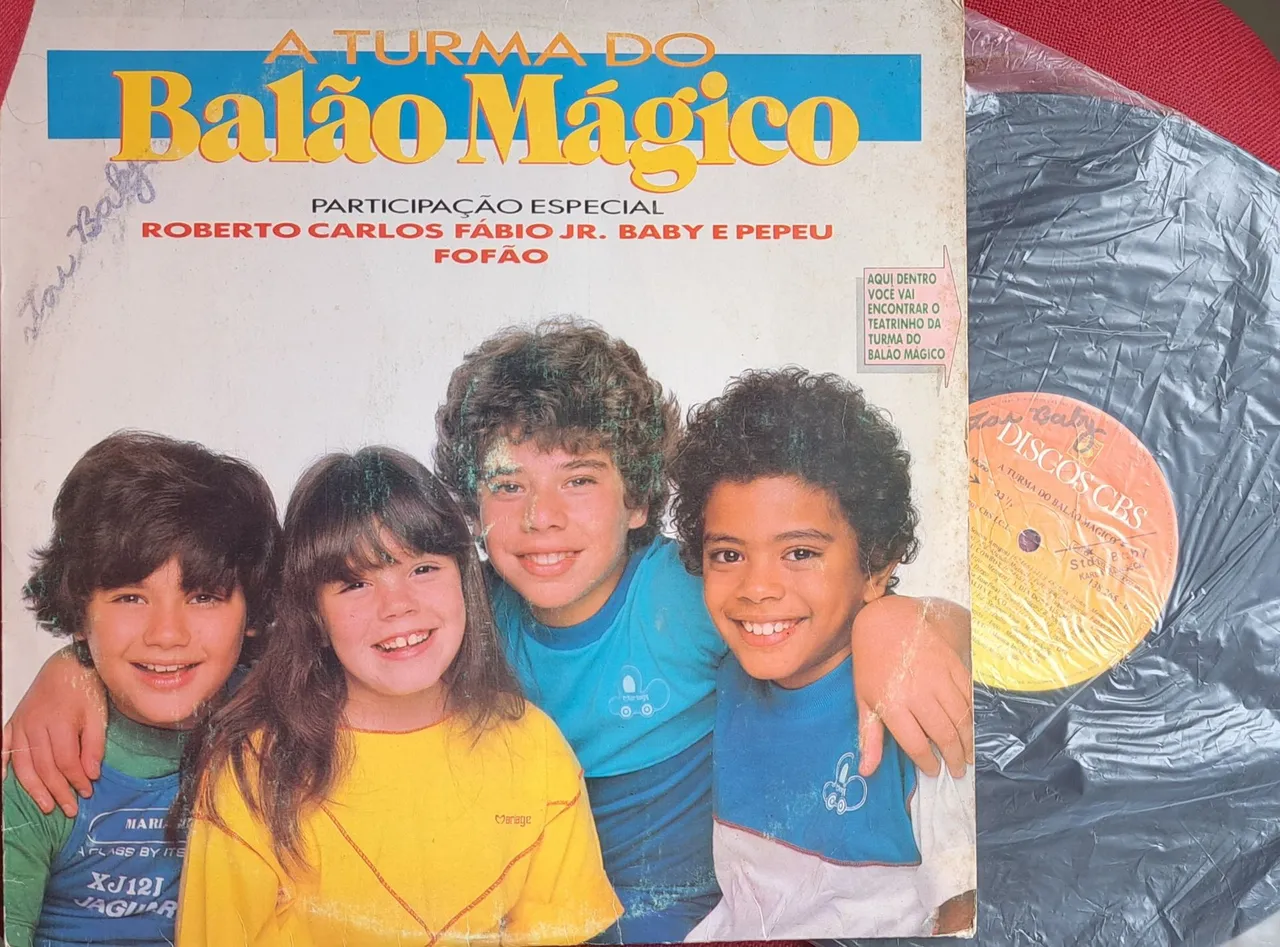 3 LPs Originais 'A Turma do Balão Mágico'