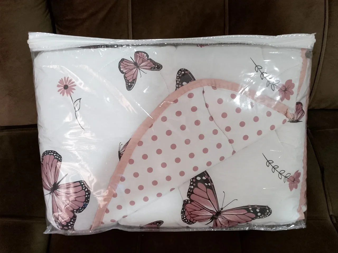 Edredom Floral Borboletas