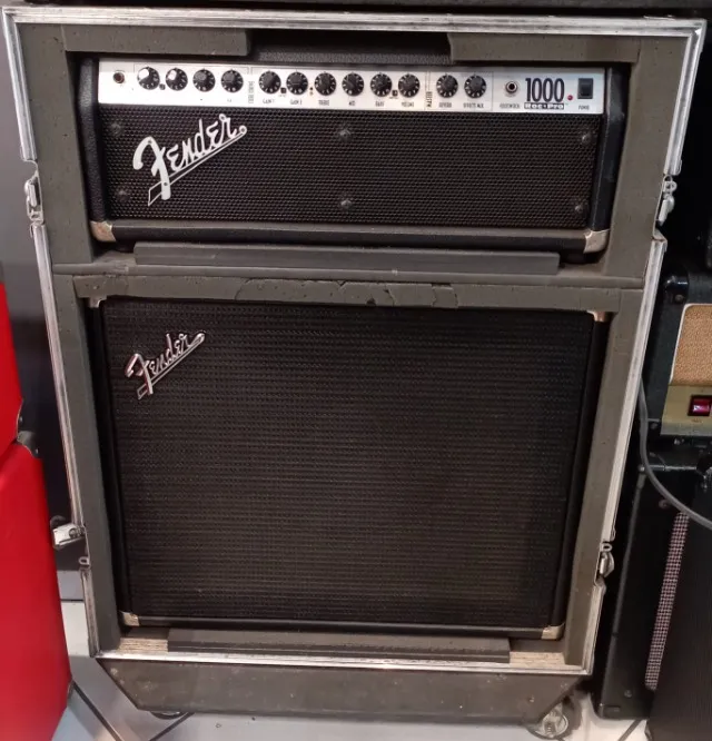 Conjunto de amplificadores Fender ROC PRO 1000 Mixer Instrumentos Musicais