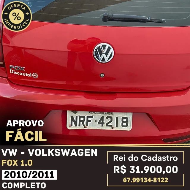 Fox 1.0 2010/2011 - Completo - R$ 31.900,00 - Aprovo Fácil - Ent. 4.000,00 + 48X - Foto 3