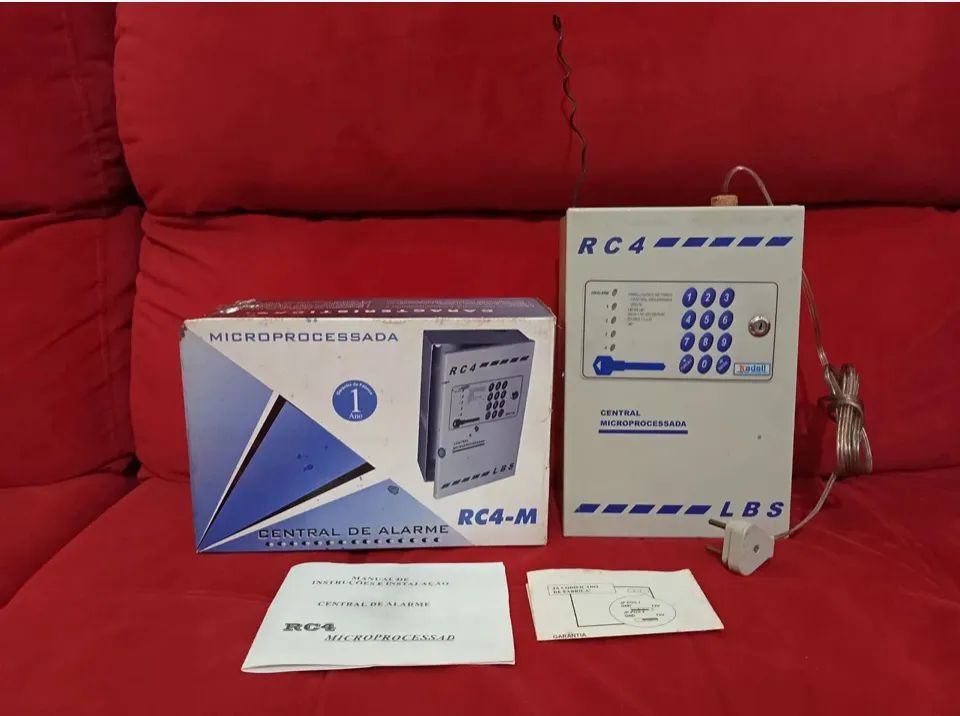 Central Alarme RC4 Microprocessada