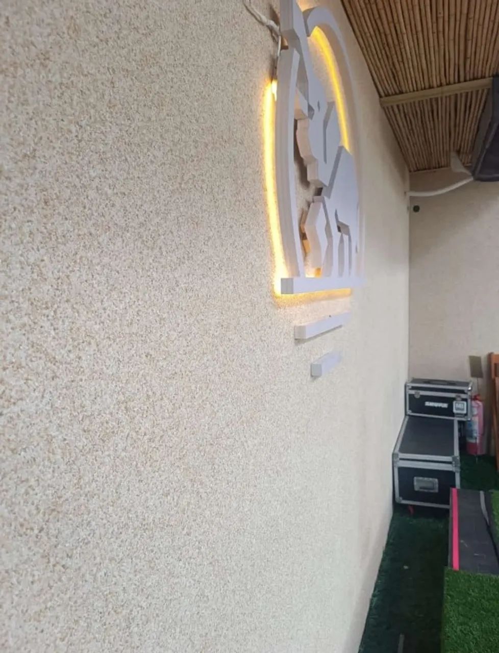 Fulget parede e ou fachada Jato de areia 