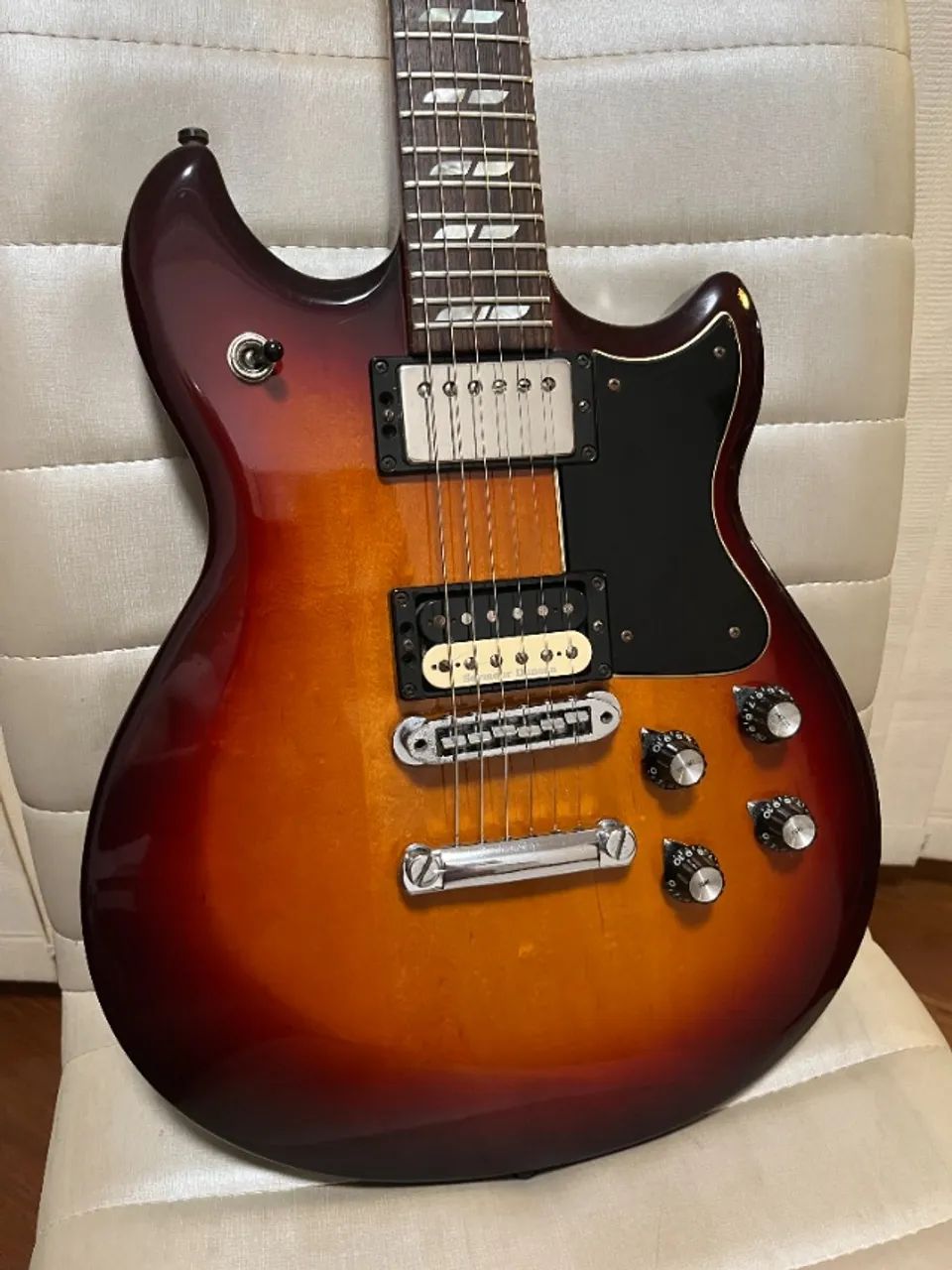 Guitarra Yamaha SF700 - 1977 - Customizada C/Caps Seymour Duncam JBTB4+59 Model+Push Pull! - Foto 3
