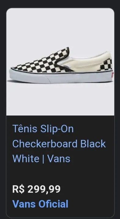 Tênis Slip-On Checkerboard - Foto 4