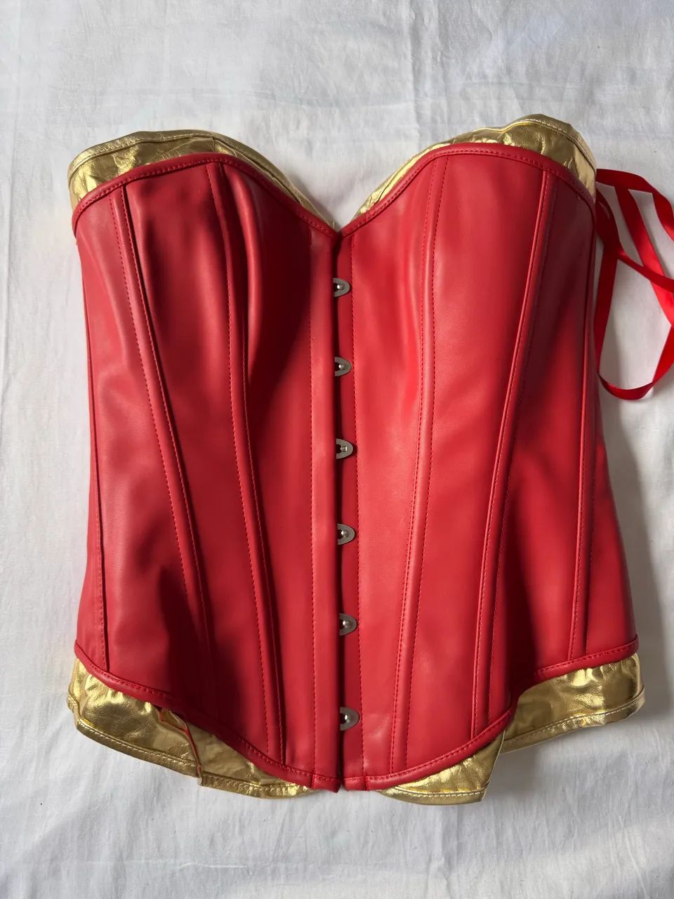 Fantasia Lingerie Mulher Maravilha tamanho P Roupas Casa Verde