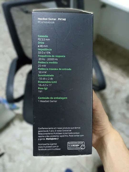 Fone de ouvido headset com microfone - Foto 3